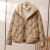 Casaco de inverno acolchoado