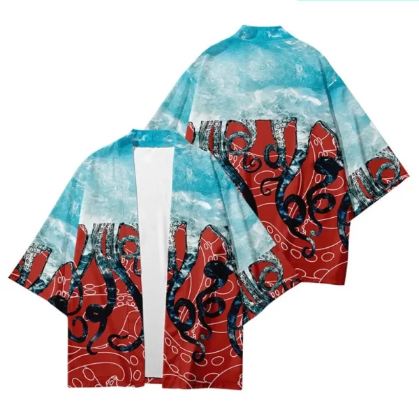 Kimono samurai estilo japonês - Image 6