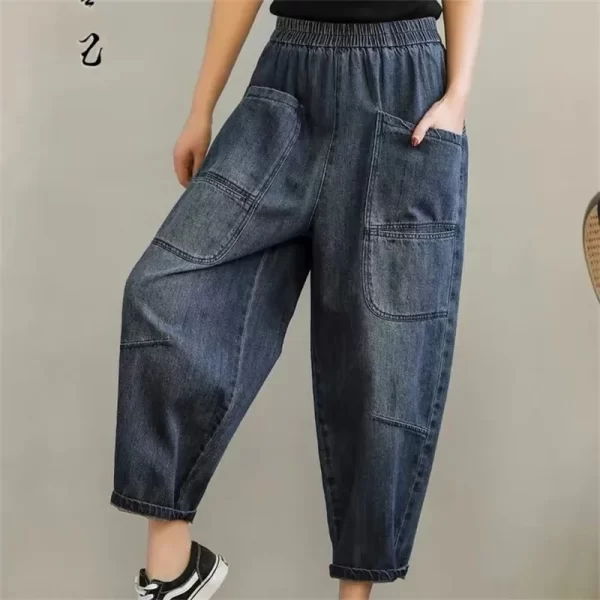 Calça jeans harém - Image 6