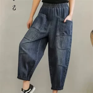 Calça jeans harém