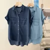 Camisa jeans feminina - Image 3